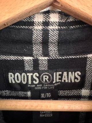 Camicia a quadri Roots Jeans XL