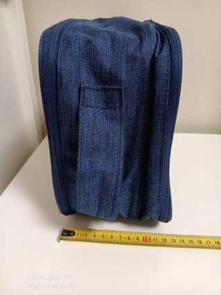 Neceser de viaje azul