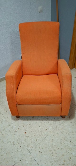 Poltrona Relax Reclinabile Arancione