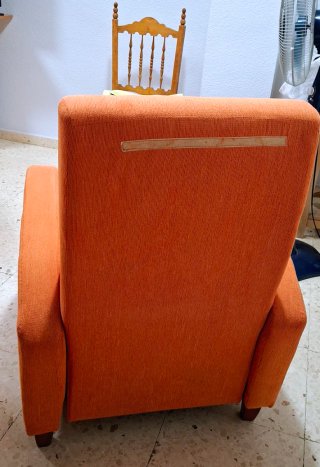 Poltrona Relax Reclinabile Arancione