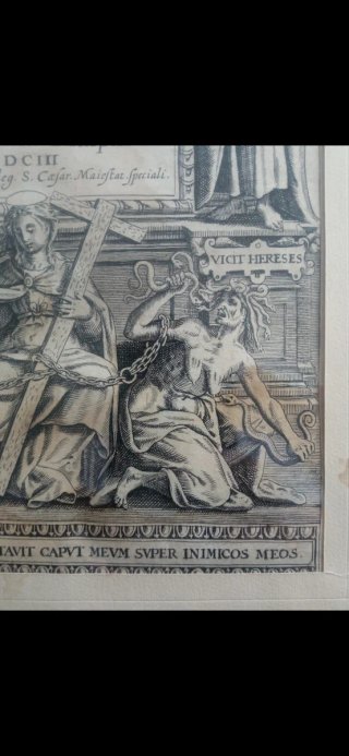 Grabado Annales Ecclesiastici Baronio