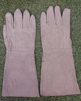 Delantal, guantes, máscara y gafas soldadura