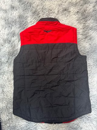 Isc essendon bombers afl padded vest gilet black