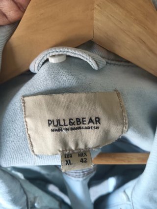 Chaleco Vaquero Desgastado Pull&Bear Talla XL