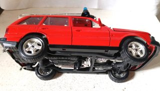 Jeep Range Rover Fire Engine Bburago 1:24 MINT Ita