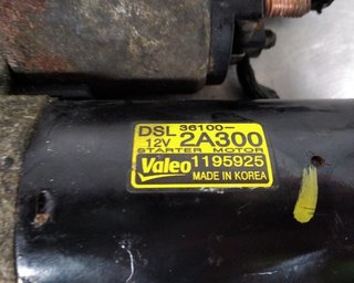 Motor arranque 361002a300 hyundai i30 (gd) 381648