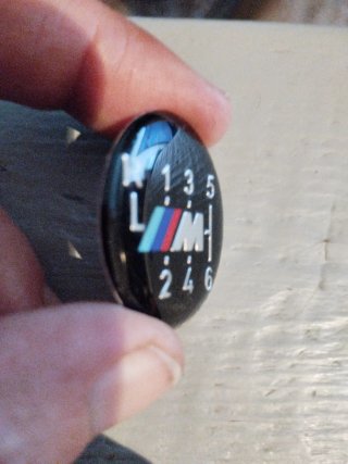 Adhesivo pomo BMW 6 marchas M