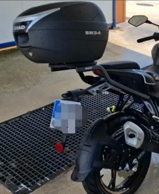Soporte Baúl marca Shad  Para keeway rkf 125