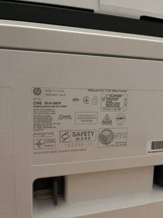 Impresora HP OfficeJet Pro 7720