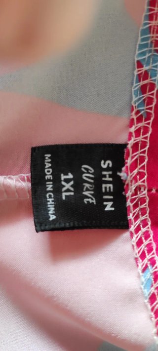 Abito lungo SHEIN Curve floreale