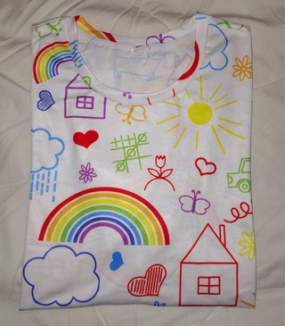 Camiseta divertida mujer talla única