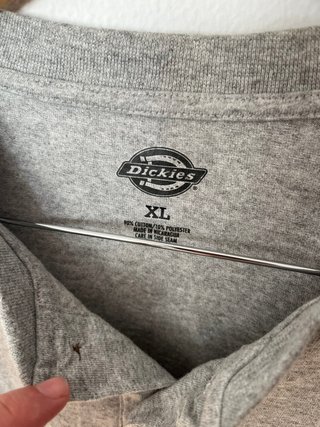 Camisa Dickies Manga Larga Gris XL