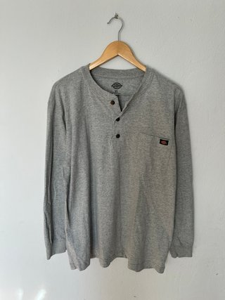 Camisa Dickies Manga Larga Gris XL