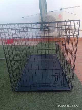 Jaula grande perros/gatos plegable