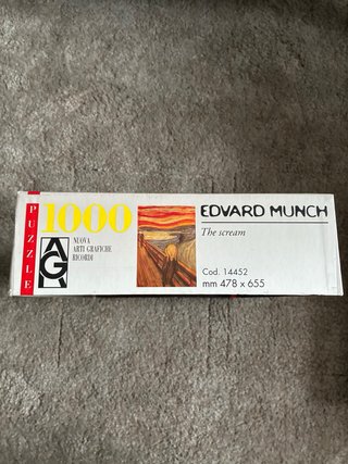 Puzzle L'urlo di Edvard Munch 1000 pezzi