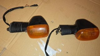 Lote intermitentes naranjas moto
