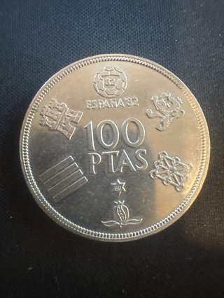 Lote 2 Monedas Antiguas: 25 y 100 Pesetas