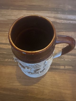 Jarra de cerveza cerámica artesanal Ucraniana