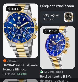 Reloj Jaguar j889 (Cronógrafo Inteligente)