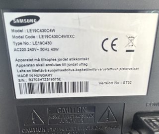 Televisión Samsung 20 Negra