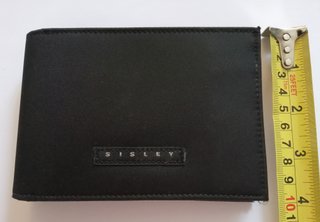 Portafogli nero Sisley