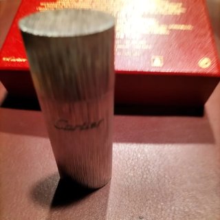 Portaprofumo originale Cartier in metallo Argento