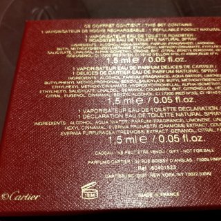 Portaprofumo originale Cartier in metallo Argento