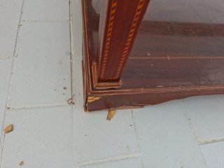 Mesa de centro madera y cristal