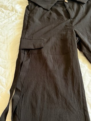 Conjunto negro estilo cargo Shein - Talla L