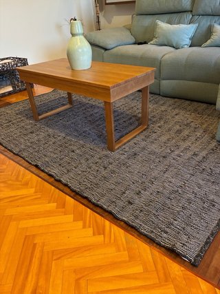 Alfombra Zara Home Yute y Algodón