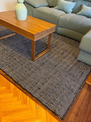 Alfombra Zara Home Yute y Algodón