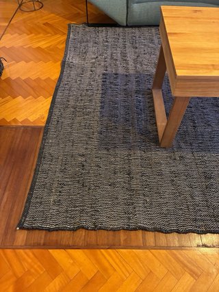 Alfombra Zara Home Yute y Algodón