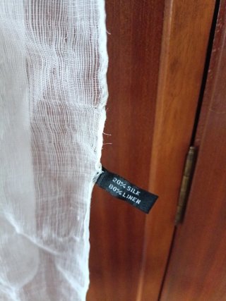 Pañuelo seda y lino