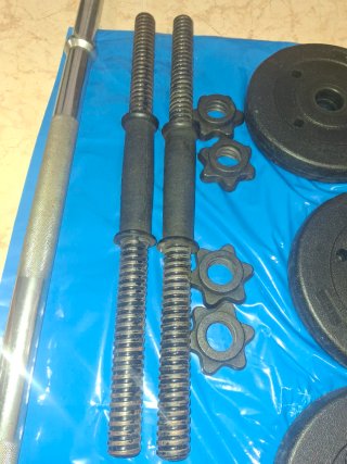 Discos pesas en packs Efectivo. Recoger