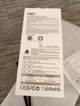 Ventilador de mano portátil