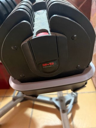 Juego Mancuernas Ajustables con Soporte 36kg cada
