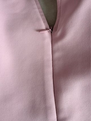 Top Rosa Halter + cremallera zara - Talla XL