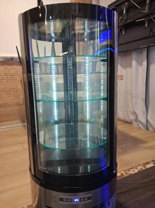 Mostrador de tartas vitrina refrigerada
