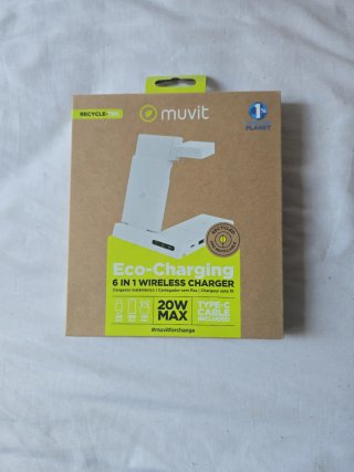 Cargador Inalámbrico Muvit Eco-Charging 20W