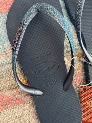 Havaianas infradito blu glitter donna Slim Sparkle