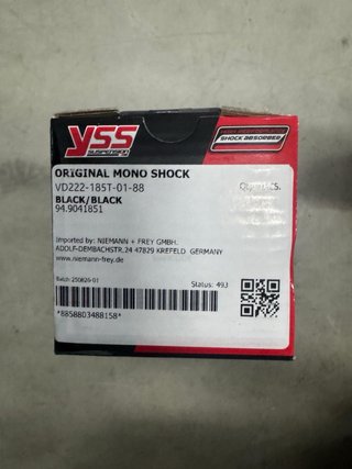 Amortiguadores YSS Vespa 50/75/125 (nuevos)