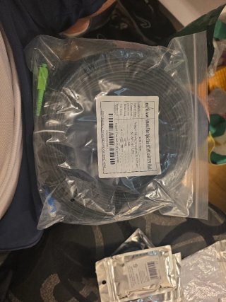 Cable Fibra Óptica ELZAM SC/APC-SC/UPC 40M