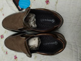 Zapatos Mysen Marrones y Dorados Mujer