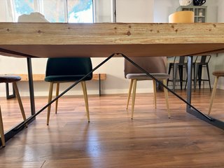 Mesa Comedor Madera y Metal