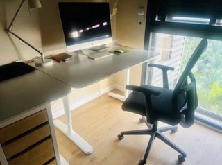 Mesa Escritorio IKEA BEKANT Regulable Blanca