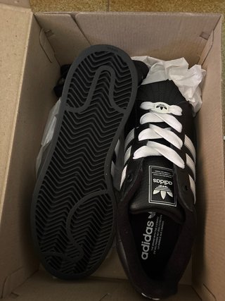 Adidas Superstar 2 Talla 39.5 Negras