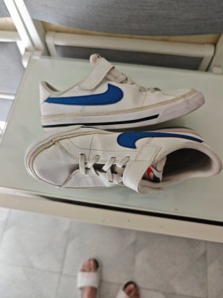 Deportivas Nike Blancas y Azules