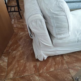 Diván Chaise Longue Ektorp Ikea Blanco