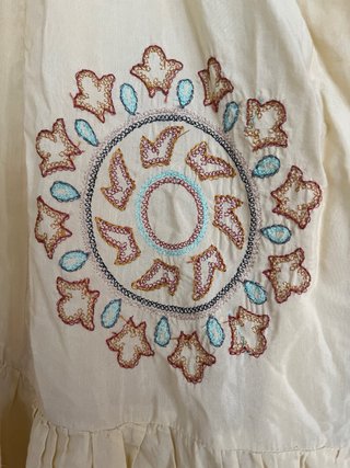 Vestido Zara boho multicolor talla única