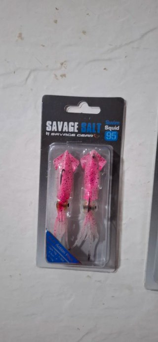 Lote señuelos Savage Gear Squid.